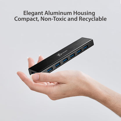 J5create 7-Port Powered USB 3.0 Data Hub - JUH377