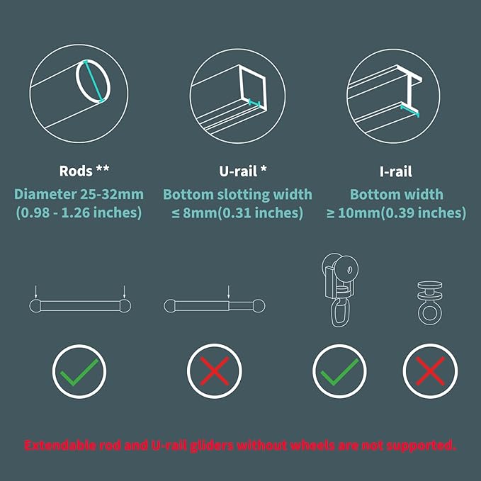 Aqara E1 Smart Curtain Driver - Rod Version - Aqara Hub Required