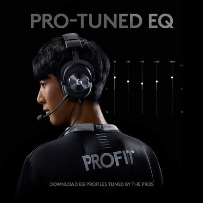 Logitech Pro X Wired Gaming Headset - Black