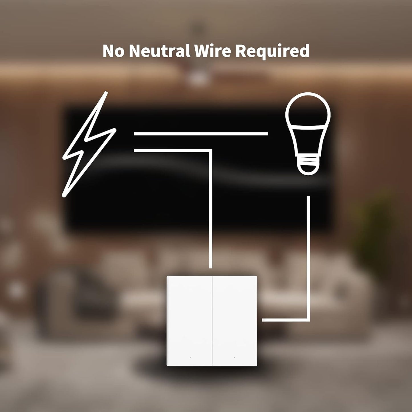 Aqara Smart Wall Switch H1 EU (No Neutral) - Aqara Hub Required
