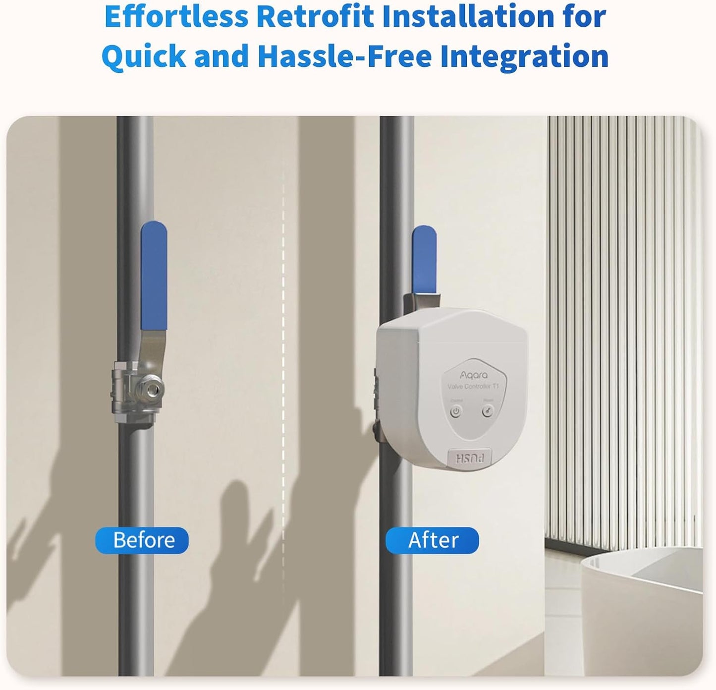 Aqara Smart Valve Controller T1 - Aqara Hub Required