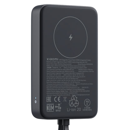 Xiaomi 33W Power Bank 10000mAh (Integrated Cable) - Grey