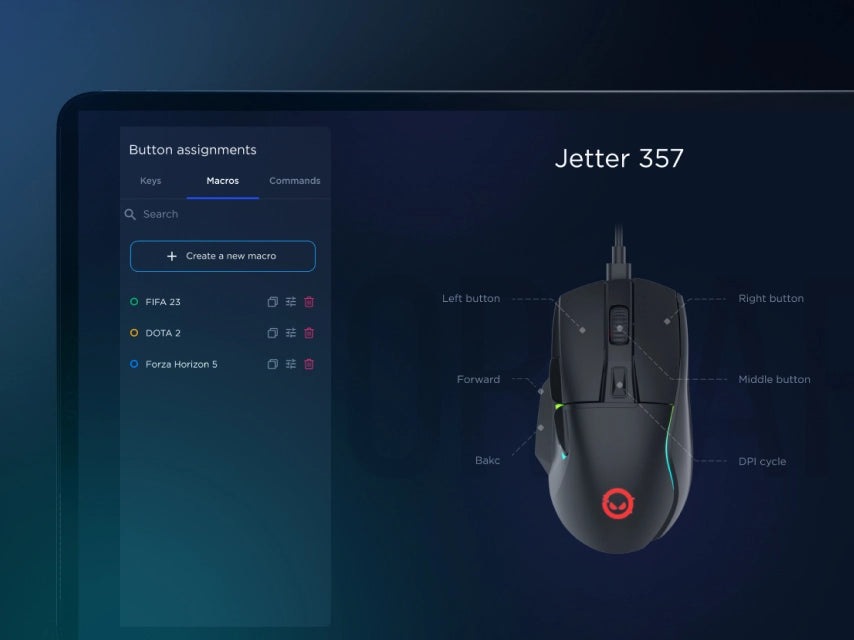Lorgar Jetter 357 Gaming Mouse