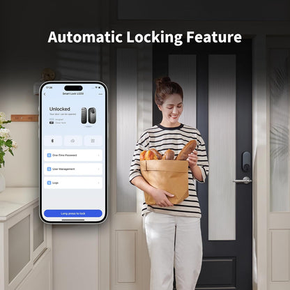 Aqara Smart Lock U200 - Black - Aqara Hub Required