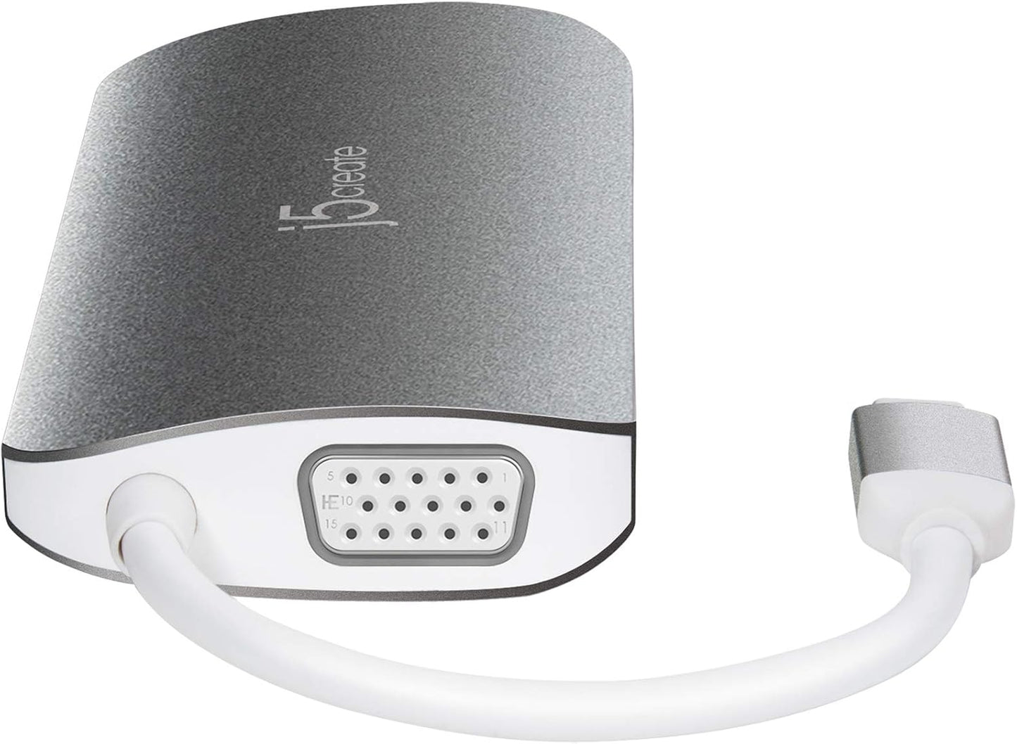 J5create USB C Hub Adapter Multi-Monitor 10-in-1 Port Docking Station - JCD384