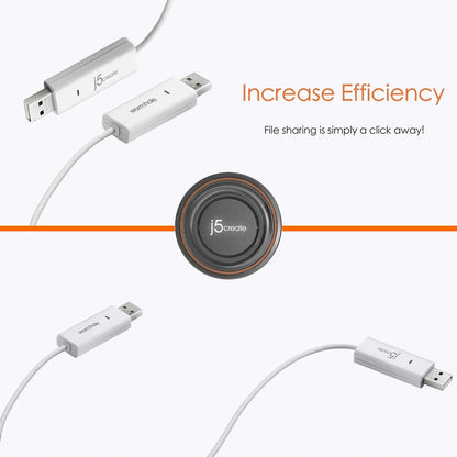 J5create USB 2.0 Wormhole KM Switch - JUC100