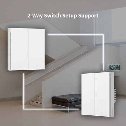 Aqara Smart Wall Switch H1 EU (with Neutral) - Aqara Hub Required
