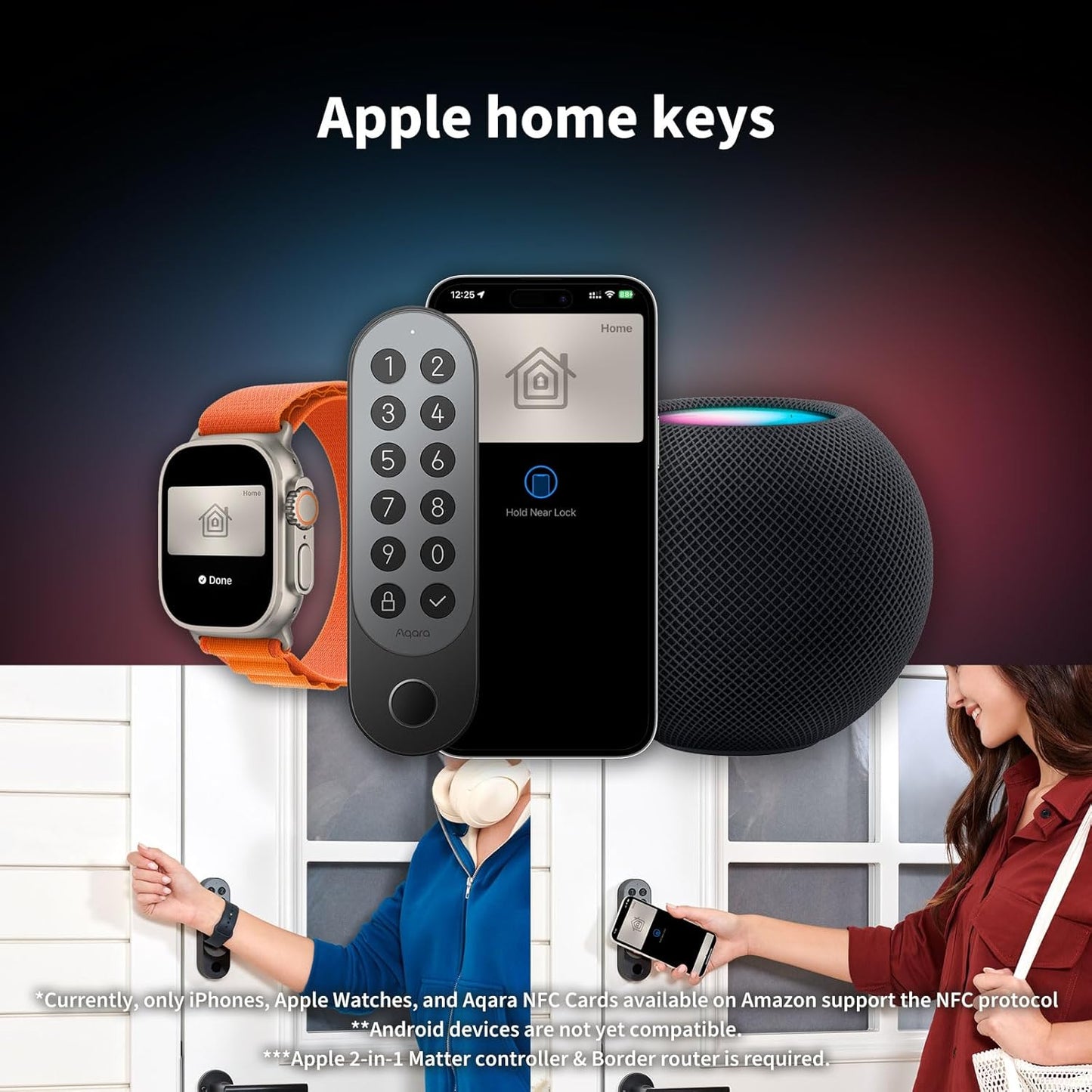 Aqara Smart Lock U200 - Black - Aqara Hub Required