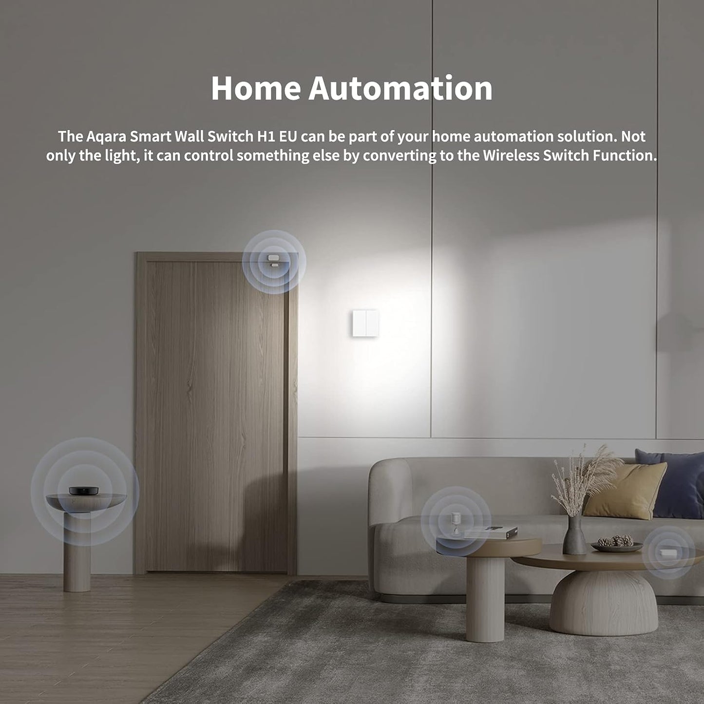 Aqara Smart Wall Switch H1 EU (No Neutral) - Aqara Hub Required