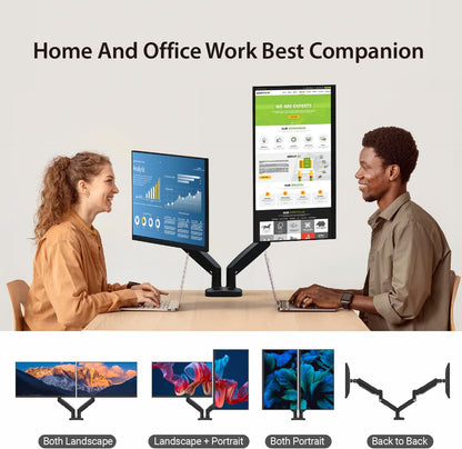 J5create Ergonomic Dual Monitor Mount - JTSA102