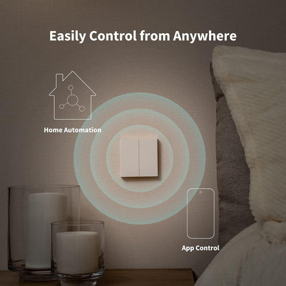 Aqara Smart Wall Switch H1 EU (with Neutral) - Aqara Hub Required