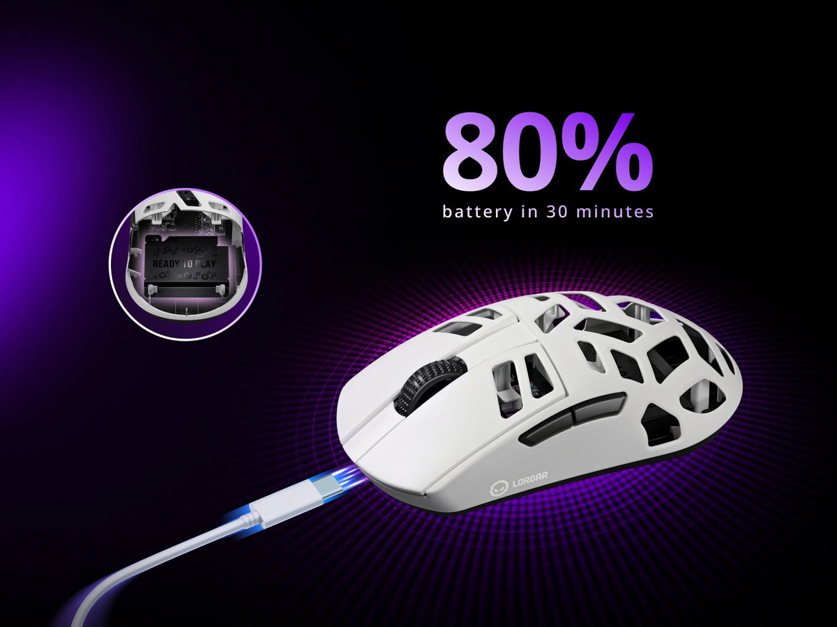 Lorgar Wireless Gaming Mouse Elite MSE90W