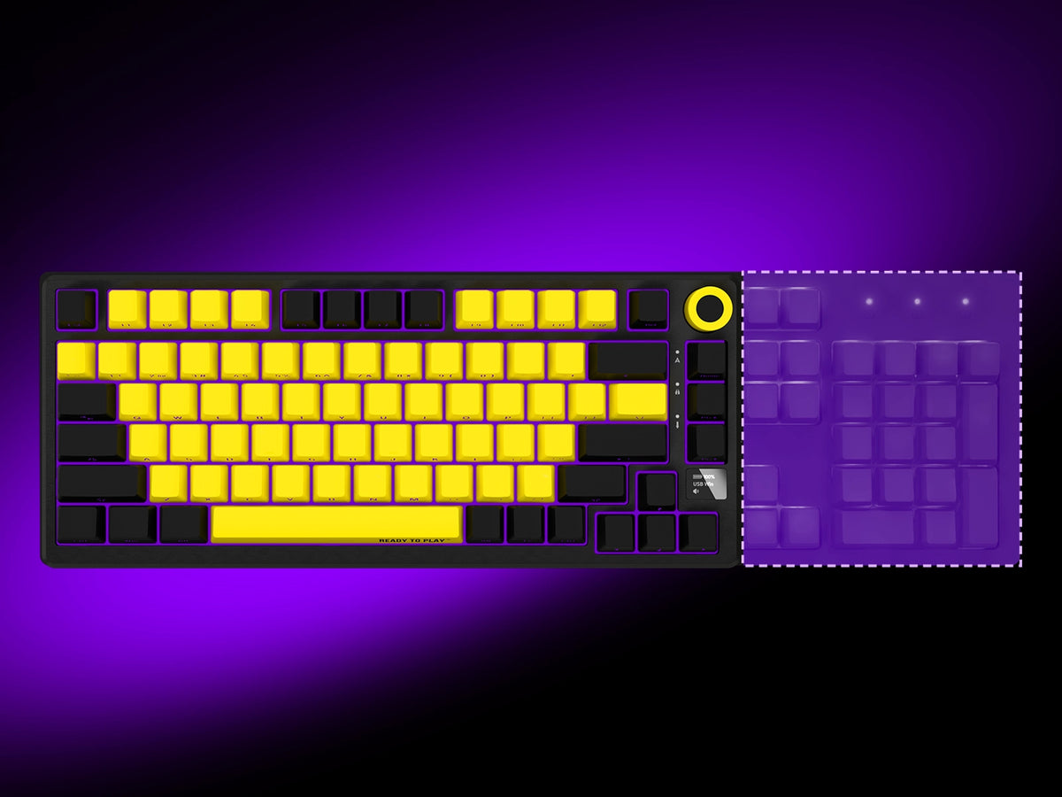 Lorgar Wireless Gaming Keyboard KBP7075W - Beige