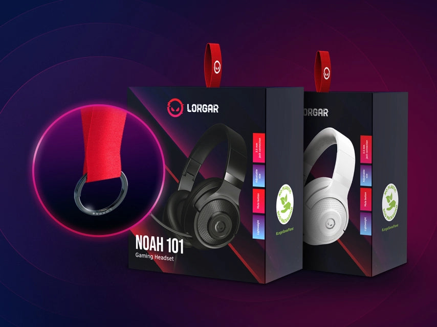 Lorgar Noah 101 Gaming Headset - White