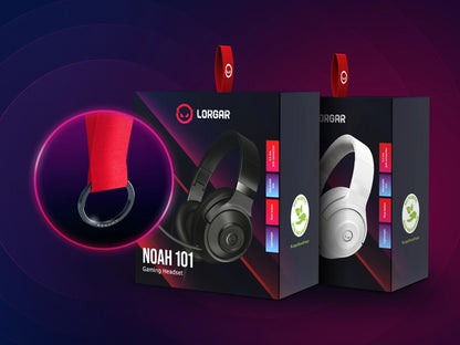 Lorgar Noah 101 Gaming Headset - White