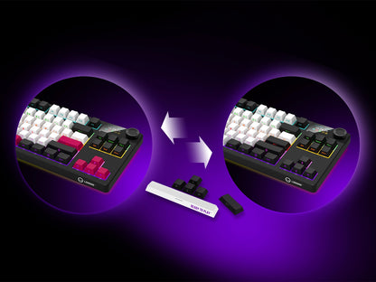 Lorgar Wireless Gaming Keyboard KBP70TKLW