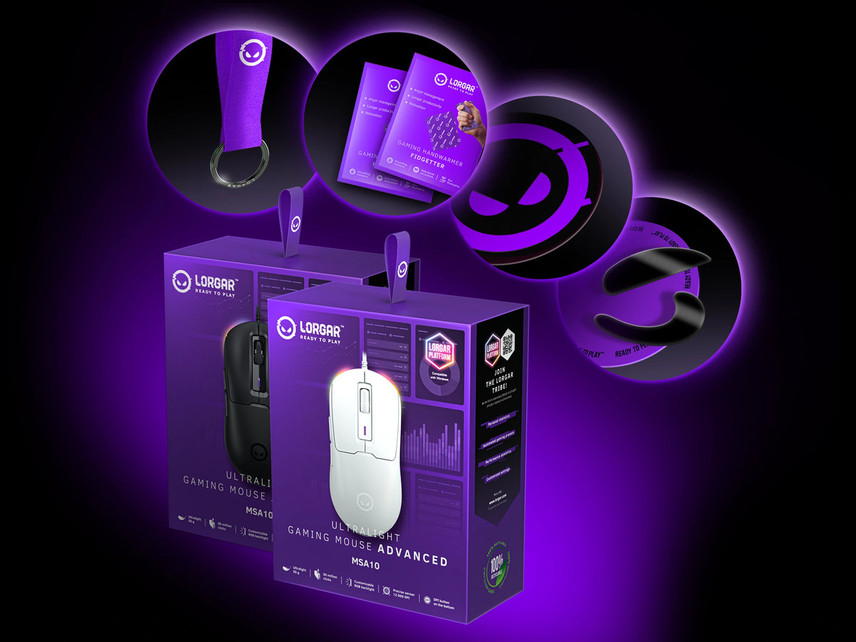 Lorgar Gaming Mouse Advanced MSA10 - Black