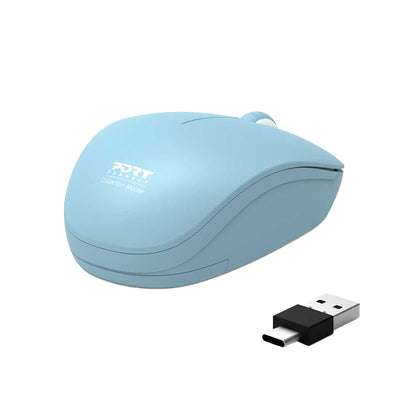Port Connect MOUSE COLLECTION II WIRELESS Azur