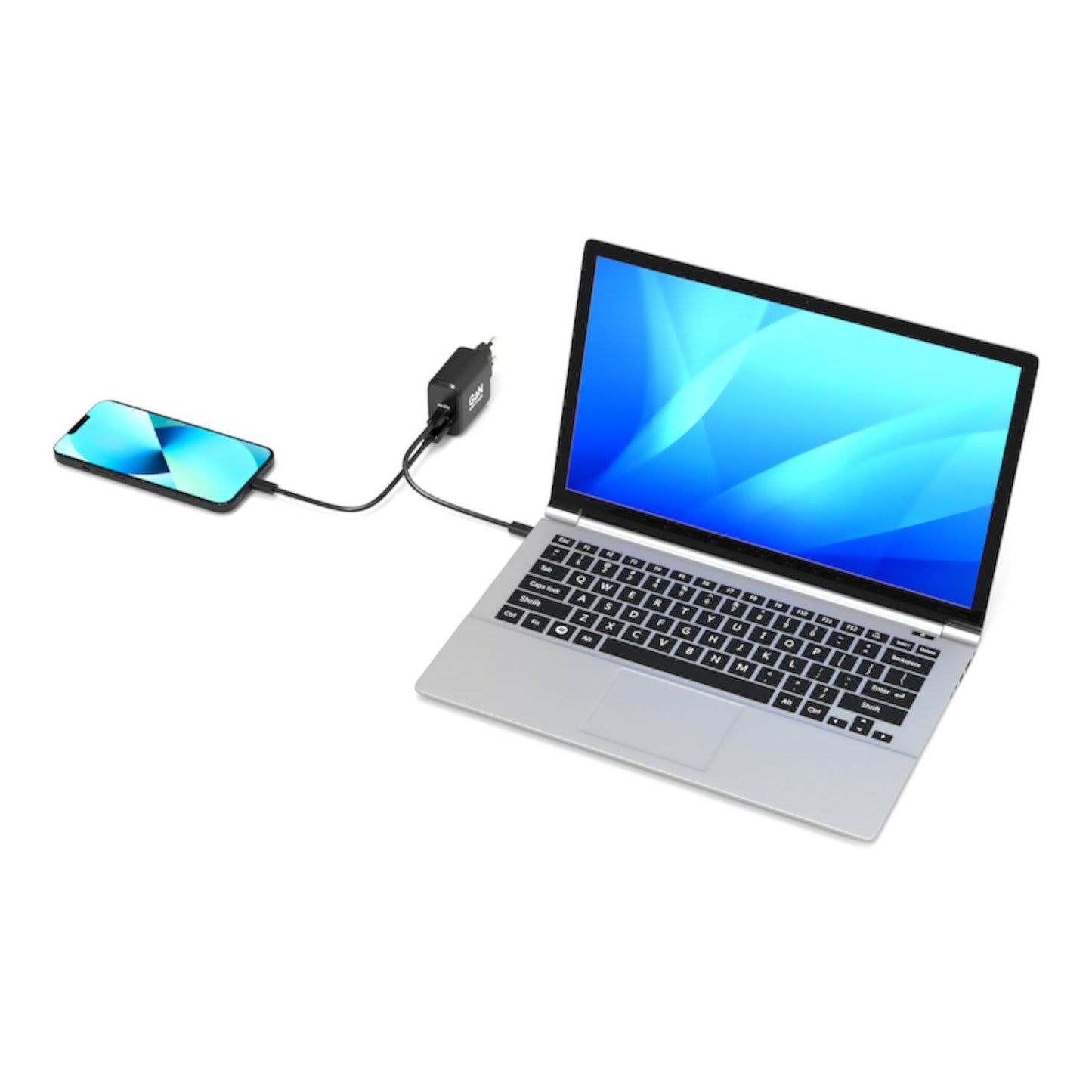 Port Connect 65W GaN Type-C & USB-A Fast Charger
