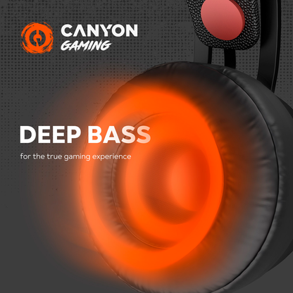 Canyon Gaming Headset Interceptor GH-8A - Black