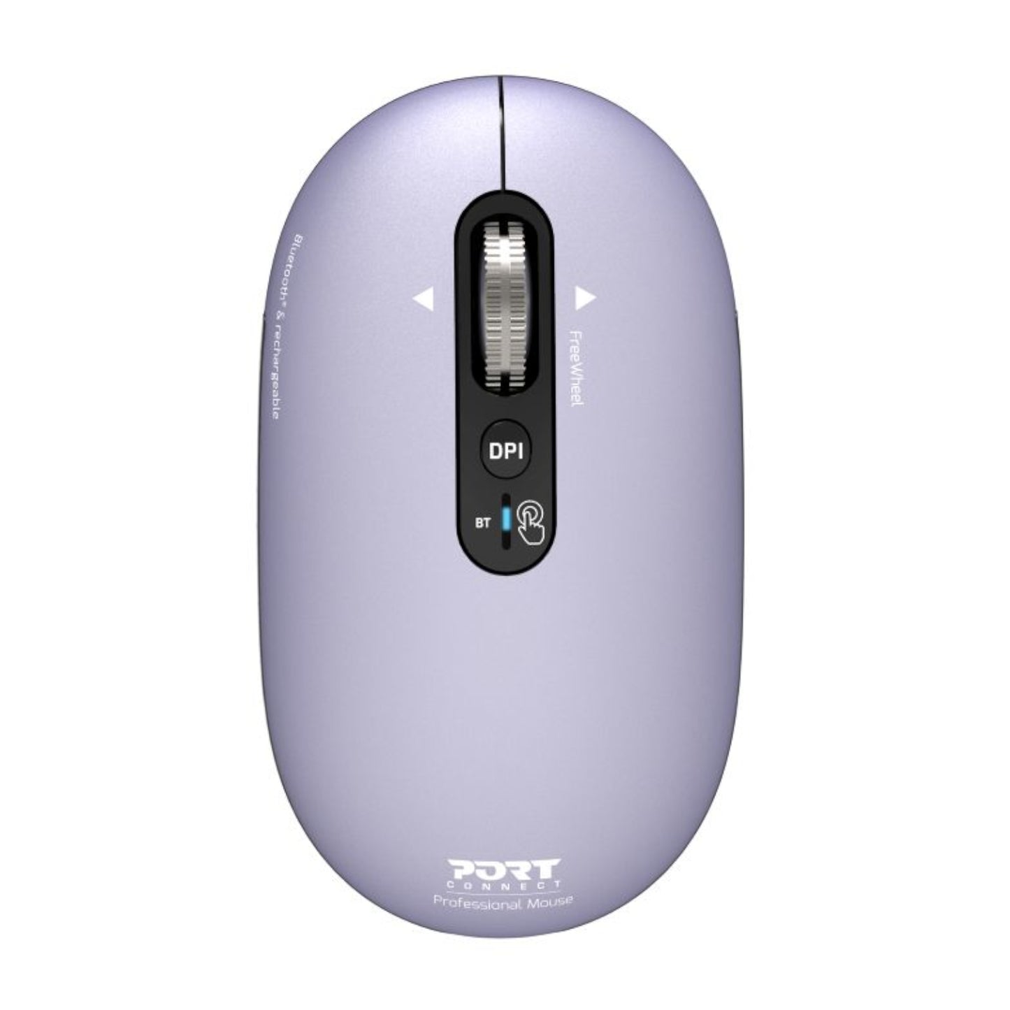 Port Connect PURE MAC Rechargeable Wireless & Bluetooth Mouse – Iris