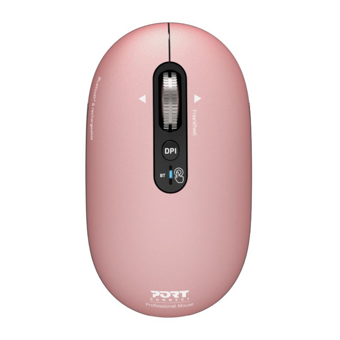 Port Connect PURE MAC Rechargeable Wireless & Bluetooth Mouse – Copper Rose