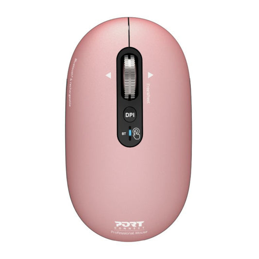 Port Connect PURE MAC Rechargeable Wireless & Bluetooth Mouse – Copper Rose