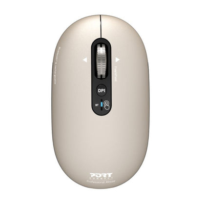 Port Connect PURE MAC Rechargeable Wireless & Bluetooth Mouse – Pearl