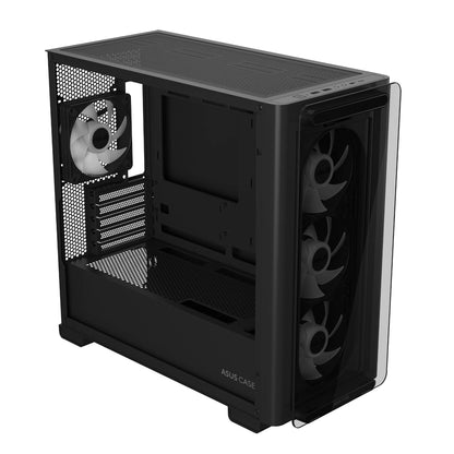 Asus A23 PLUS ARGB Micro-ATX Gaming Chassis – Black