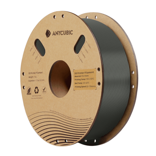 Anycubic PLA Matte Filament 1kg – Black