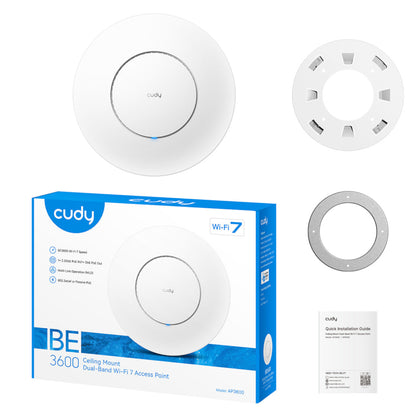 Cudy AP3600 BE3600 2.5G Dual Band WiFi7 Ceiling Access Point