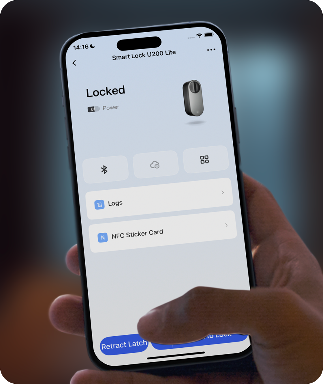 Aqara Smart Lock U200 Lite - Black - Aqara Hub Required