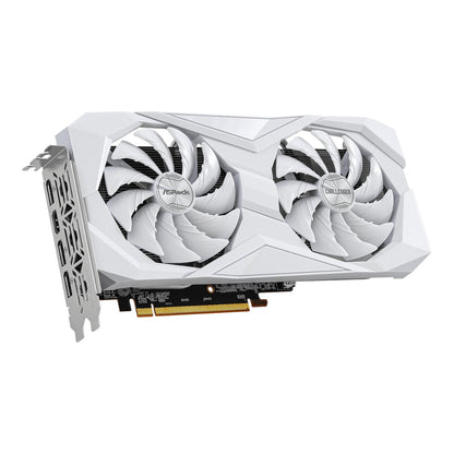 ASRock Radeon RX6600 Challenger D 8G GDDR6 128-BIT Graphics Card – White