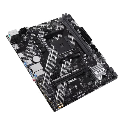 Asus PRIME B550M-K ARGB AM4 and Asus Prime LC 240 ARGB Liquid CPU Cooler Bundle
