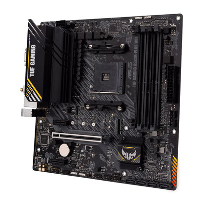 Asus TUF Gaming A520M-PLUS WiFi AM4 and Asus Prime LC 240 ARGB Liquid CPU Cooler Bundle