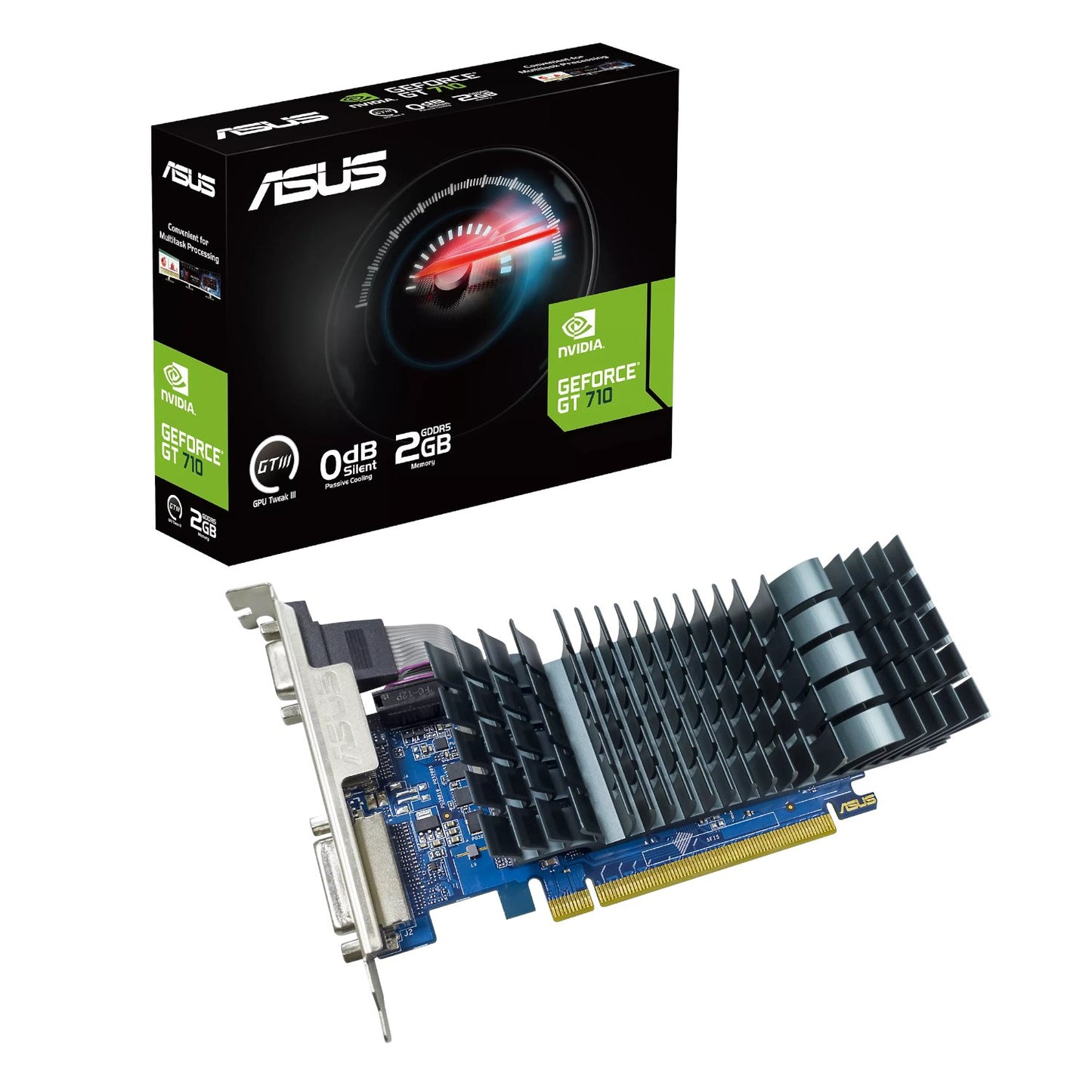ASUS GeForce GT 710 2GB GDDR5 EVO Graphics Card