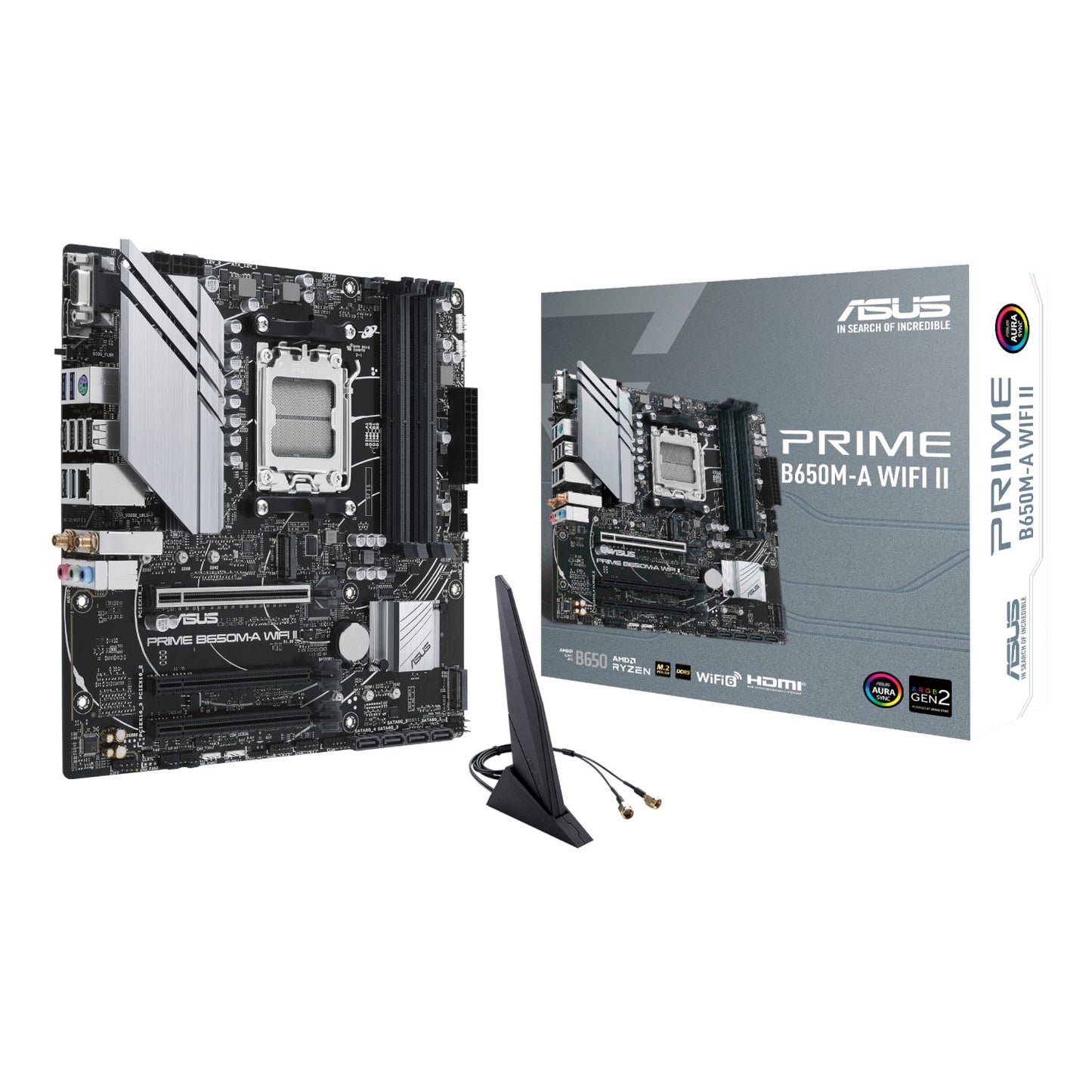 ASUS PRIME B650M-A WIFI II M-ATX Gaming Motherboard