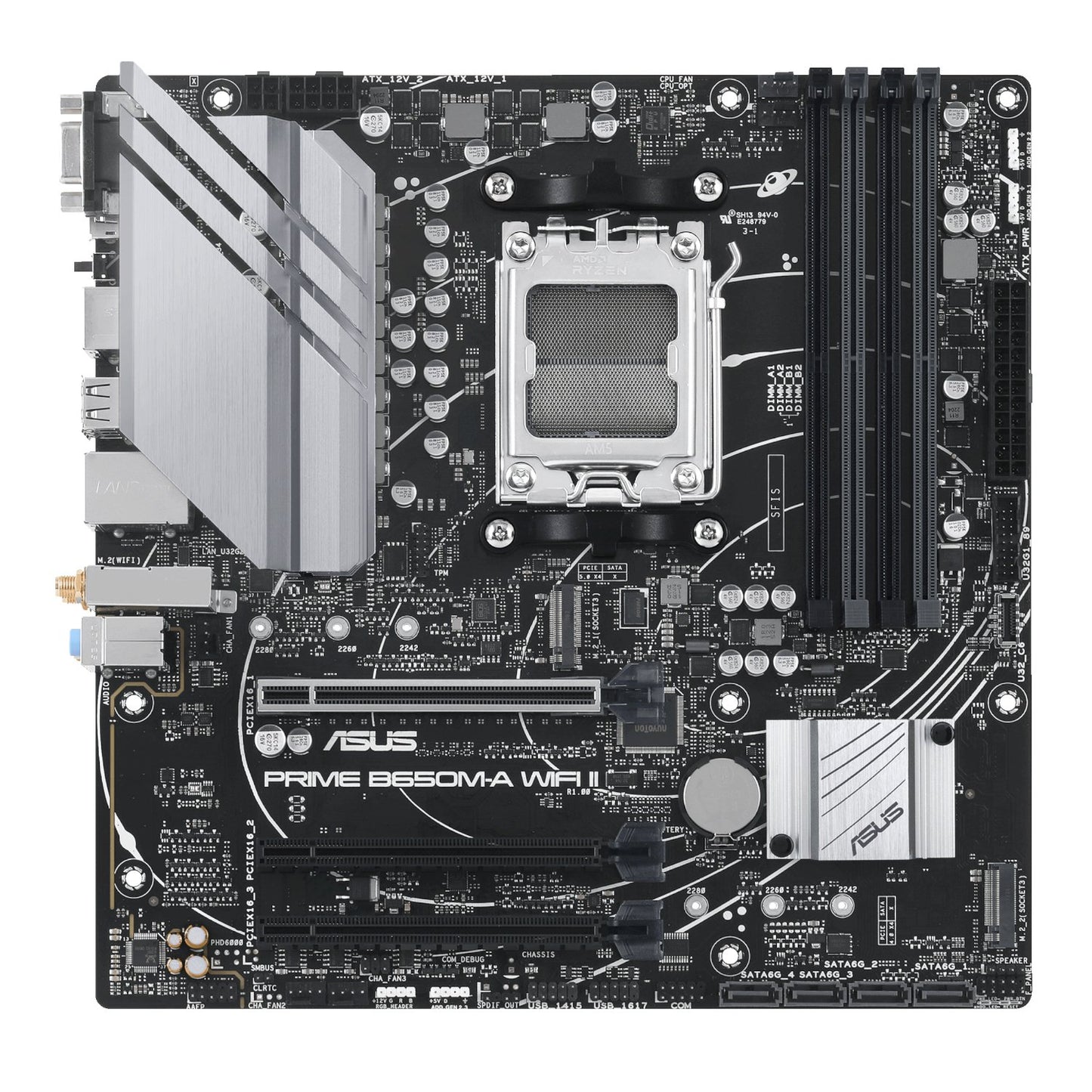 ASUS PRIME B650M-A WIFI II M-ATX Gaming Motherboard