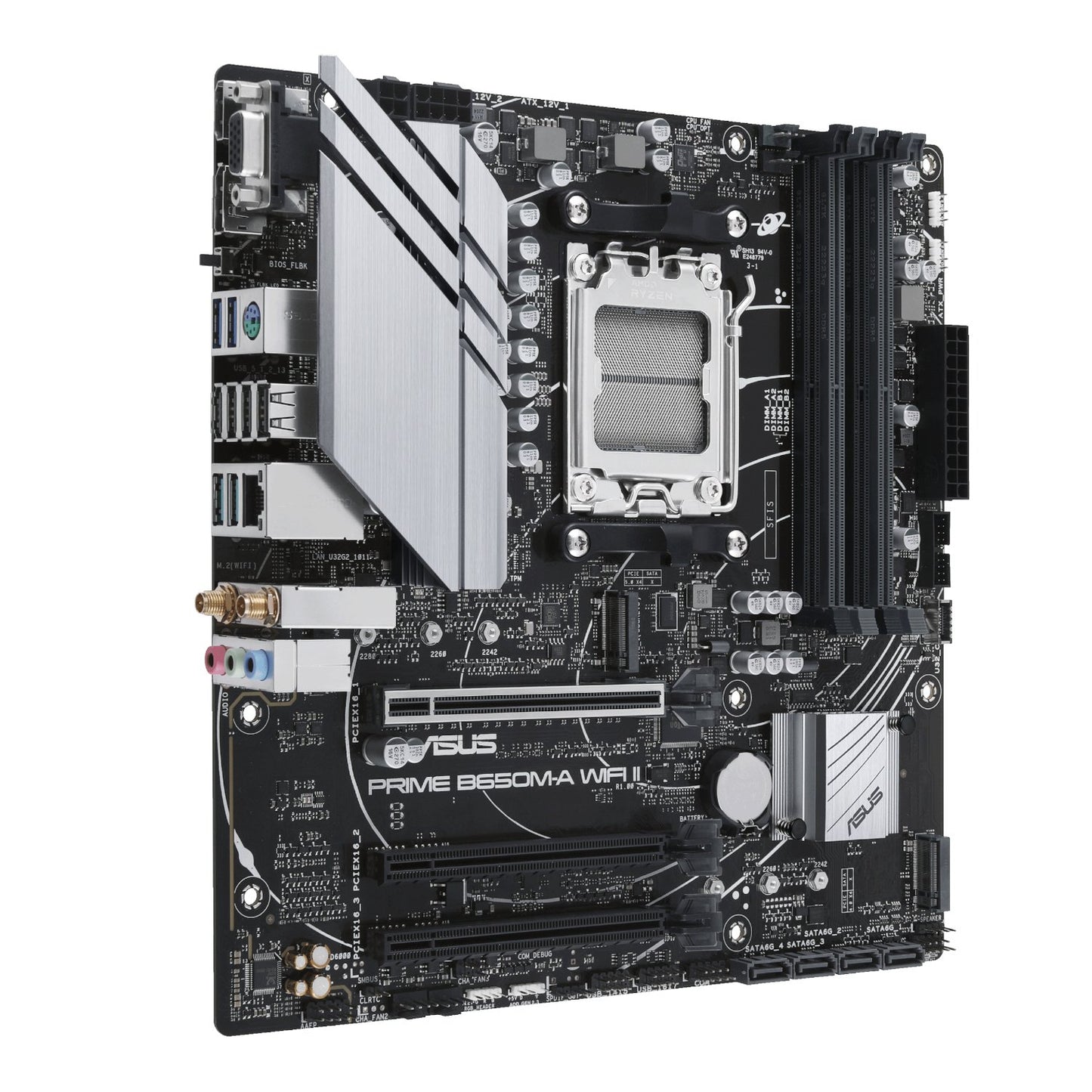 ASUS PRIME B650M-A WIFI II M-ATX Gaming Motherboard