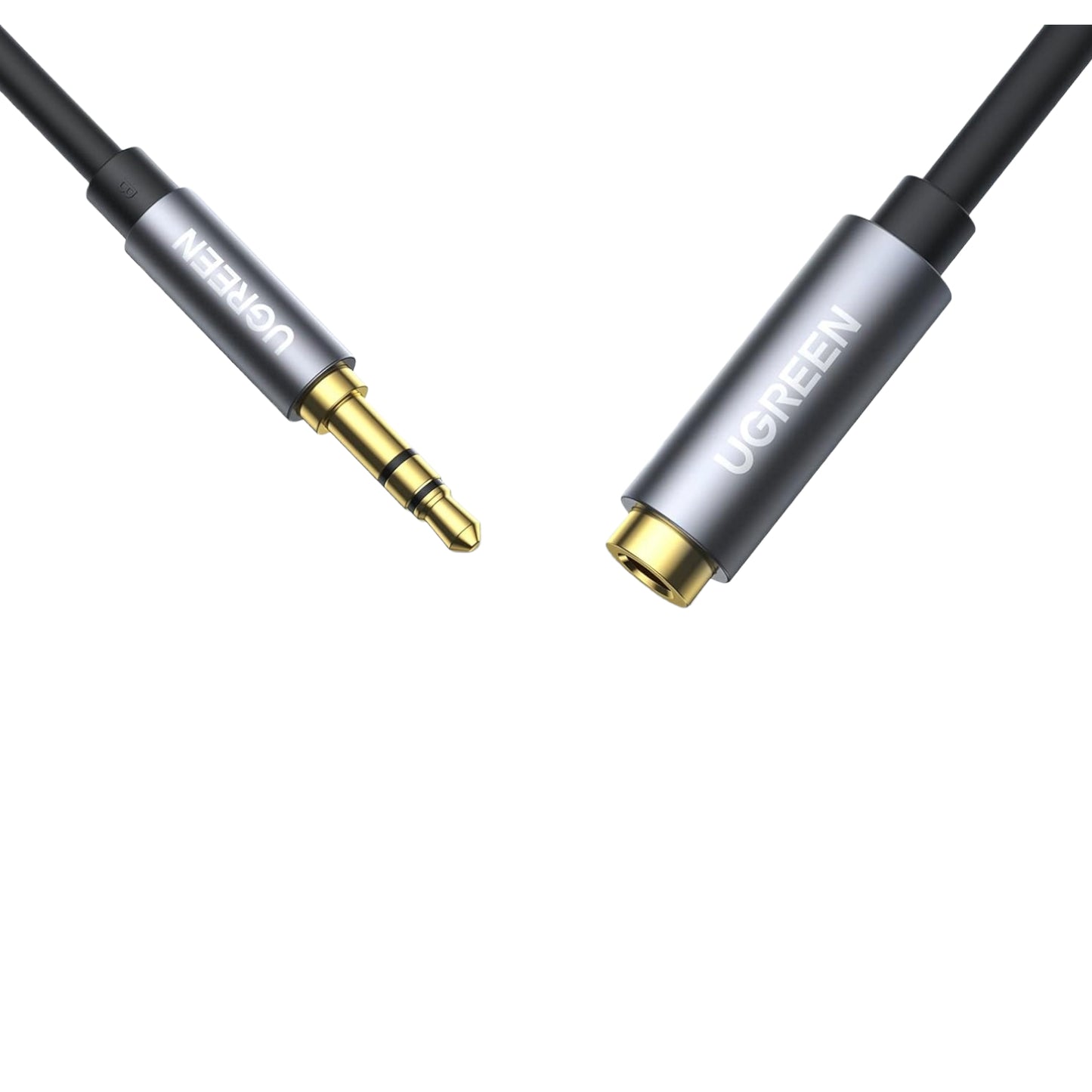 UGREEN AV118 3.5mm AUX Extension Cable 2m – Male to Female –(Black)