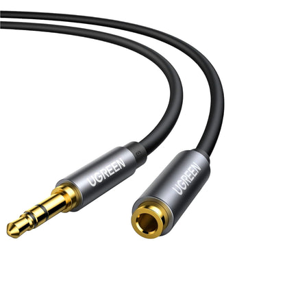 UGREEN AV118 3.5mm AUX Extension Cable 3m – Male to Female – (Black)