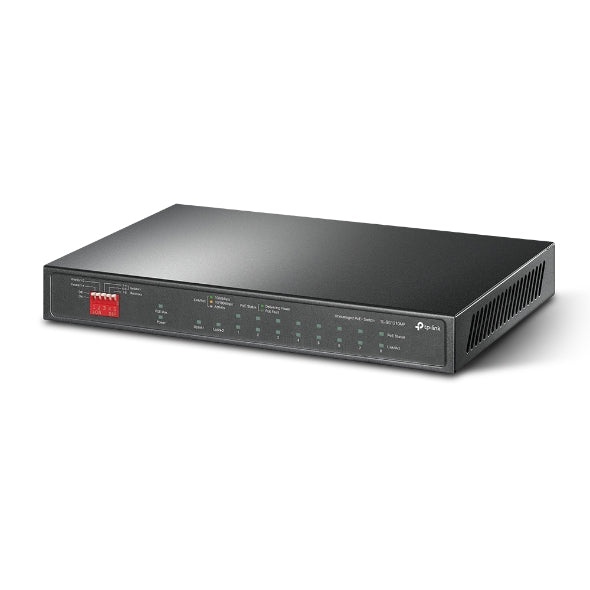 TP-Link 10-Port Gigabit Desktop Switch with 8-Port PoE+ - TL-SG1210MP