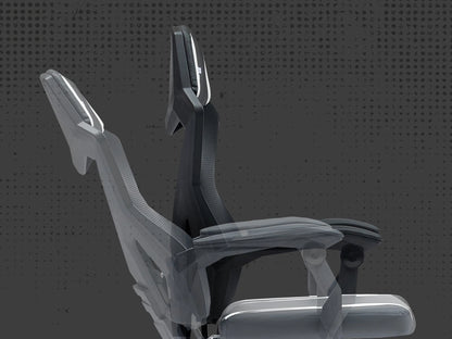 Canyon Ergonomic Gaming Chair Flow MCH01 - Black White