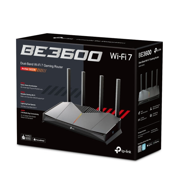 TP-Link BE3600 Dual-Band Wi-Fi 7 Gaming Router - Archer GE230