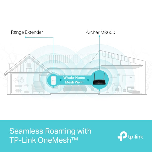 TP-Link AC1200 Wireless Dual Band Gigabit Router - Archer MR600