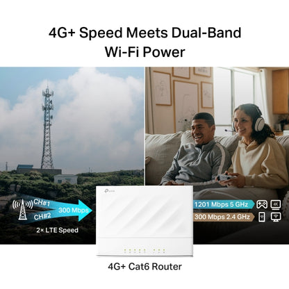 TP-Link 4G+ AX1500 Dual Band Wi-Fi LTE Router - Archer MX700