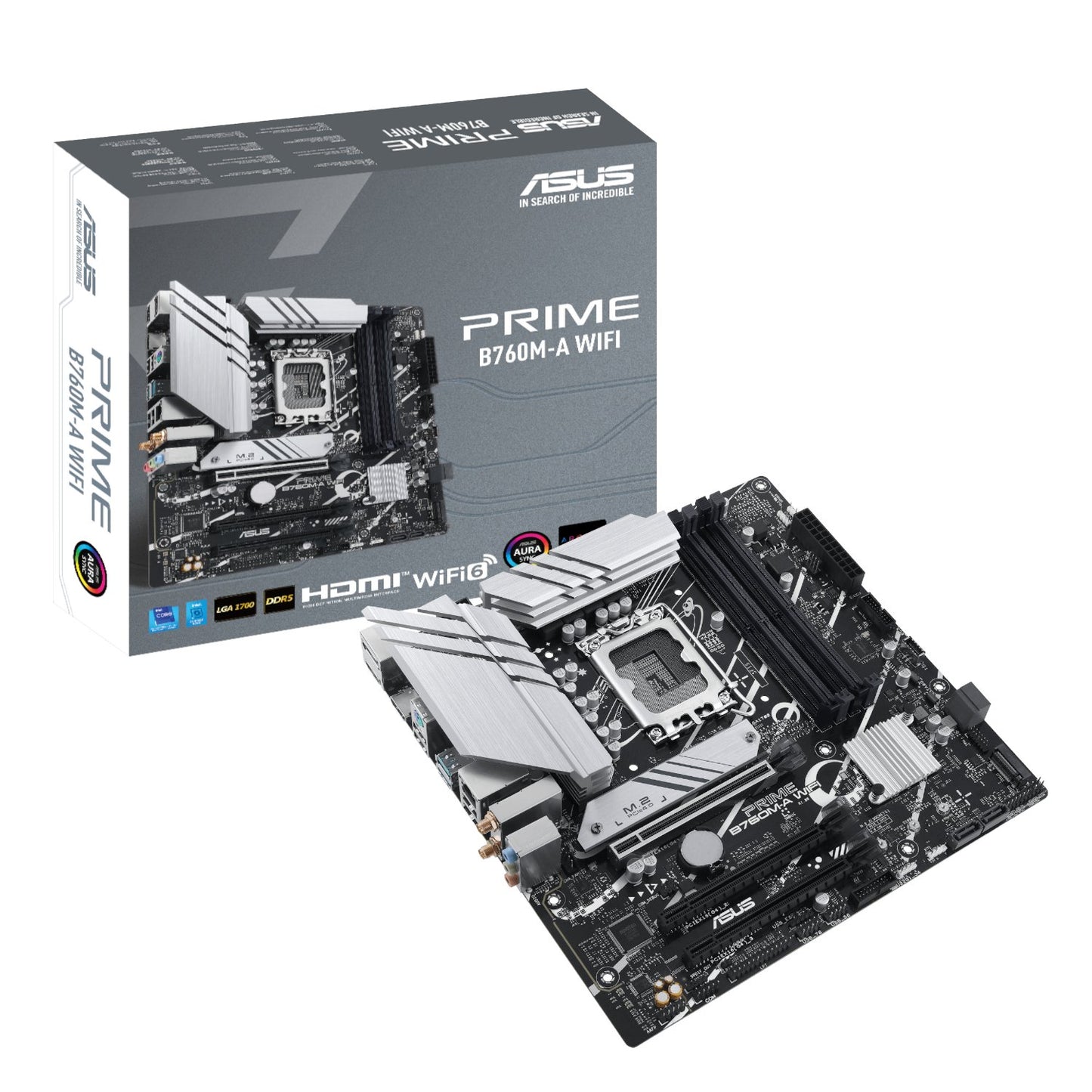 ASUS PRIME B760M-A WIFI Intel LGA1700 M-ATX Motherboard