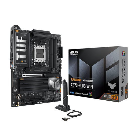 ASUS TUF Gaming X870-PLUS WIFI AMD AM5 ATX Gaming Motherboard