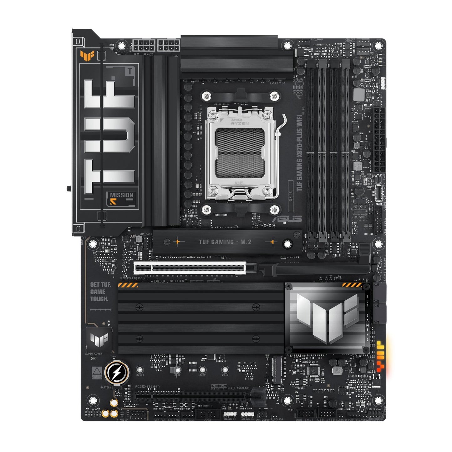 ASUS TUF Gaming X870-PLUS WIFI AMD AM5 ATX Gaming Motherboard