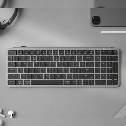 Keychron B2 Pro Ultra-Slim 96% Wireless Keyboard – Space Gray